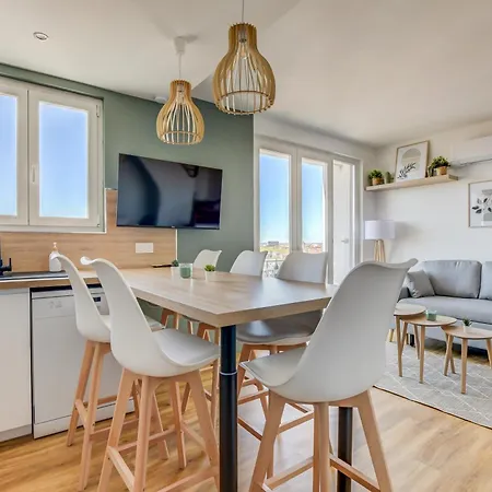 Апартаменты Sunset Duplex - Grand-rond, Jardin Des Plantes, Centre-ville, 2 Bdrs 60m2, Ac, Netflix - T3 60m2 Avec Clim Тулуза
