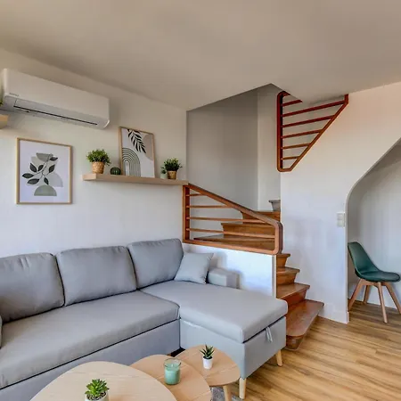 Sunset Duplex - Grand-rond, Jardin Des Plantes, Centre-ville, 2 Bdrs 60m2, Ac, Free Public Car Park 200m Away, Netflix - T3 60m2 Avec Clim, Parking Public Gratuit A 200m *